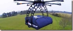 Dominos pizza delivery by drone